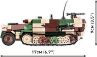 Cobi: Sd.Kfz. 251/9 Stummel Lánctalpas harckocsi Építőjáték