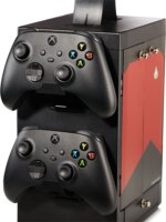 Numskull PS5/XBOX Series Star Trek játéktartó szekrényes állvány - Piros