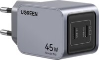 Ugreen Nexode Pro 2xUSB-C Hálózati Gyorstöltő Adapter 45W - Szürke