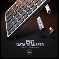 Axagon HMC-KB-HU Billentyűzet USB HUB - Magyar