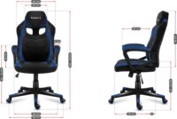 Huzaro Force 2.5 Gamer szék - Kék/Fekete