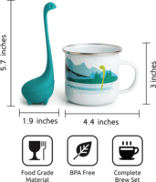 Ototo Cup of Nessie Bögre + Teafilter tartó