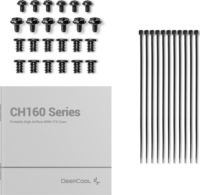 DeepCool CH160 Számítógépház - Fekete