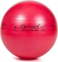 Qmed Gimnasztikai labda pumpával (55 cm) - Piros