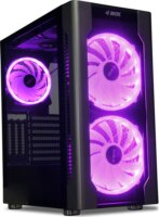 iBox Chiron ZH68 Számítógépház - Fekete