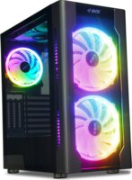 iBox Chiron ZH68 Számítógépház - Fekete