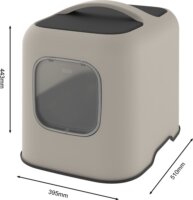 Rotho Biala Macska alomláda - Kávé (55 x 44 x 39.5 cm)