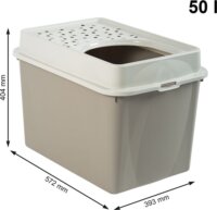 Rotho Berty Eco Macska alomláda - Kávé (57 x 40 x 39 cm)