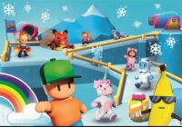 Clementoni Stumble Guys 2. széria - 180 darabos puzzle ajándék matricával