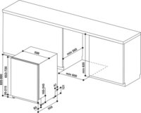 Whirlpool WIC 3C26 F Beépíthető Mosogatógép 14 Teríték