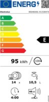 Electrolux EES48200L Beépíthető mosogatógép 14 teríték