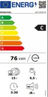Whirlpool W7I HT40 TS Beépíthető mosogatógép 15 teríték
