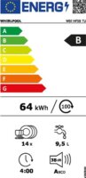 Whirlpool W8I HF58 TU Beépíthető mosogatógép 14 teríték
