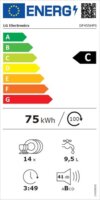 LG DF455HPS Szabadonálló mosogatógép 14 teríték