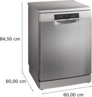 Bosch SMS6ZCI16E Serie 6 Szabadonálló mosogatógép, 60cm, 14 teríték