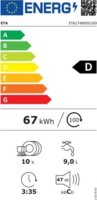 ETA 274890010D Szabadonálló mosogatógép 10 teríték keskeny