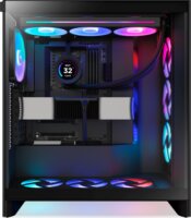 NZXT H7 Flow 2024 RGB Midi torony számítógépház - Fekete