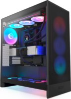 NZXT H7 Flow 2024 RGB Midi torony számítógépház - Fekete