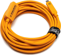 Tether Tools TetherBoost Pro USB-C apa - USB-C anya 3.1 Aktív Hosszabbító Kábel - Narancssárga (5m)