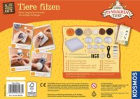 KOSMOS 604684 Varázslatos Iskola - Állatok nemezelése Kézműves készlet