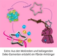 KOSMOS 658205 Traumpferd - Fonal kézműves készlet