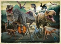Ravensburger 12001058 - Jurassic World: Az élet megtalálja az utat XXL Puzzle 200 darabos