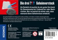 KOSMOS 632434 Die drei ??? - Titkos rejtekhely detektív készlet
