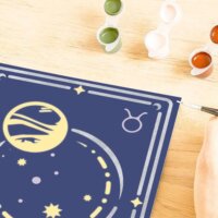 Ravensburger 23734 - CreArt Bika Csillagjegy Számfestő Készlet