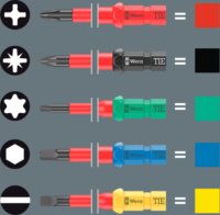 Wera Kraftform Kompakt VDE 18 Universal Hordozható csavarhúzó készlet