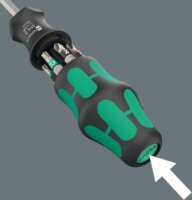 Wera Kraftform Kompakt 27 XL Universal Extra hosszú Csavarhúzó Bit Készlettel