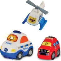 VTech Tut Tut Baby Flitzer - Hang és Fény effektekkel Rendőrállomás készlet (német nyelvű)