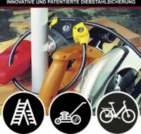 Master Lock 8433EURD Python kerékpár zár 1.8m - Fekete