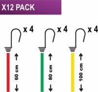 Master Lock 3107EURDAT Gumipók készlet 12db