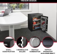 Masterlock T8-331ML Szabadonálló Digitális Biztonsági széf - Fekete