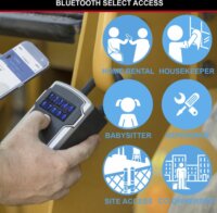 Master Lock 5440EURD Számzáras Bluetooth Okos Kulcsszéf rögzítő füllel