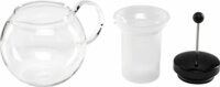 Bodum ASSAM Üveg Teáskanna 1,0L - Fekete / Inox