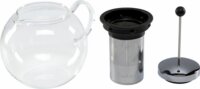 Bodum ASSAM Üveg Teáskanna 1,5L - Fekete / Inox