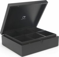 Bredemeijer 6 rekeszes Tea Filter Teás doboz - Fekete