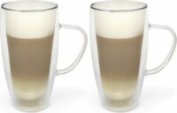 Bredemeijer Latte Macchiato 400ml Dupla Falú Üveg Pohár Szett 2 Darabos