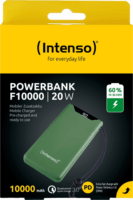 Intenso F10000 Powerbank 10000mAh 20W (2.1A / 5V) - Zöld