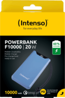 Intenso F10000 Powerbank 10000mAh 20W (2.1A / 5V) - Kék