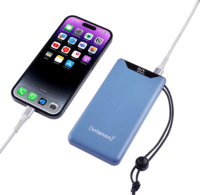 Intenso F10000 Powerbank 10000mAh 20W (2.1A / 5V) - Kék