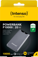 Intenso F10000 Powerbank 10000mAh 20W (2.1A / 5V) - Szürke