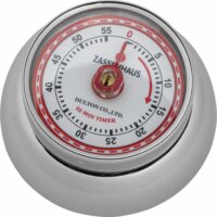 Zassenhaus 72303 Mechanikus Retro Acél konyhai időzítő - Szürke