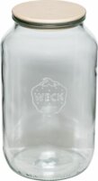 WECK 121452 Konyhai üveg tároló fa fedővel 3,0L