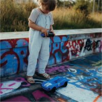 Kidywolf KIDYCAR RC Távirányítós Felmatricázható Drift Versenyautó 1:12 - Kék