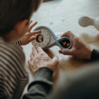 Kidywolf KIDYALARM Analóg és digitális ébresztőóra gyerekeknek - Türkiz