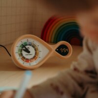 Kidywolf KIDYALARM Analóg és digitális ébresztőóra gyerekeknek - Rosa