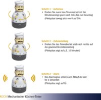 TFA 38.1008 Szakács formájú Konyhai Időzítő