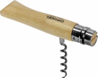 Opinel 002578 No.10 Összecsukható Zsebkés dugóhúzóval - Bükkfa markolattal